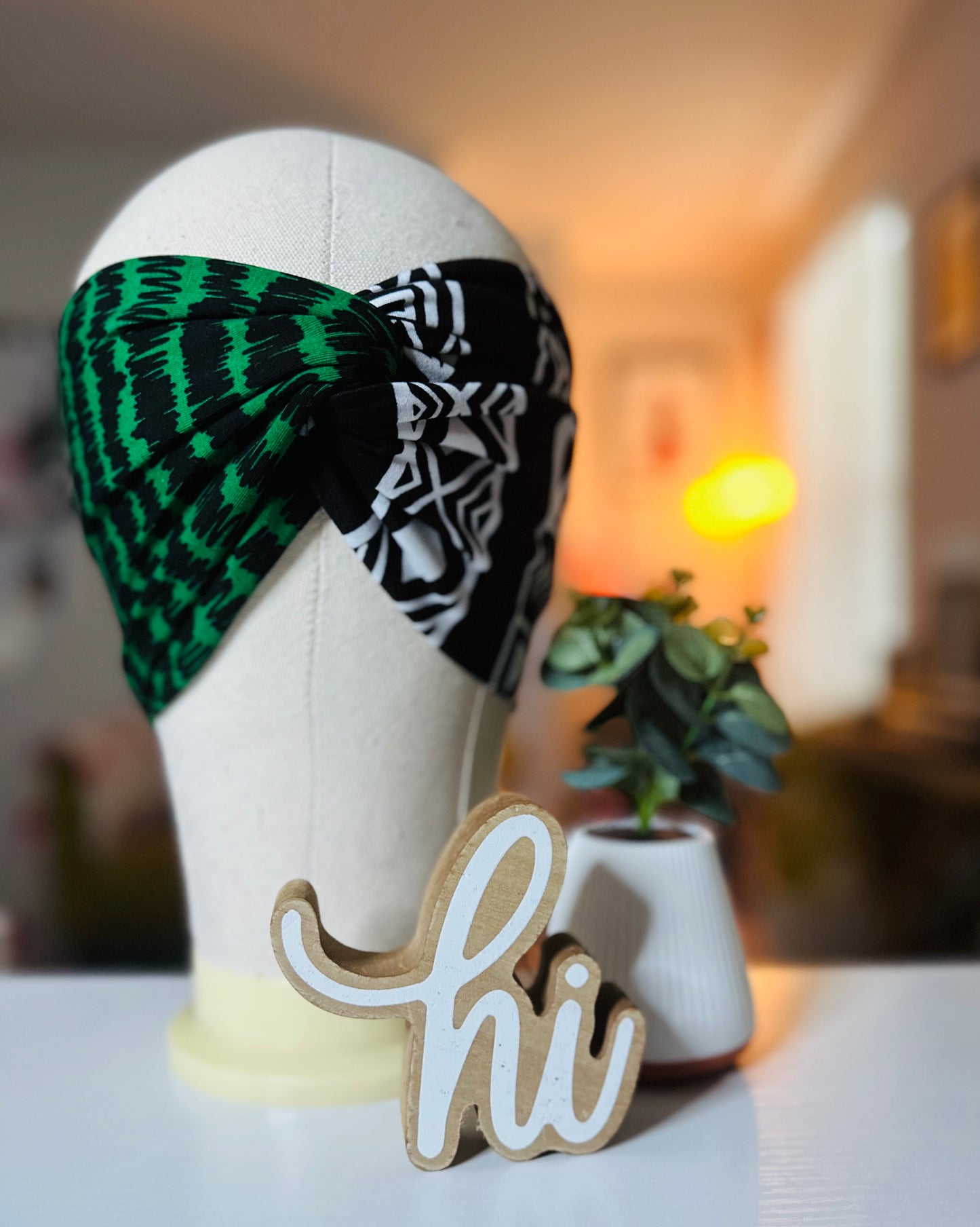 Headbands | Mixed Print | Green-ish